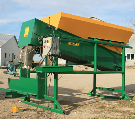 small compost bagging machine